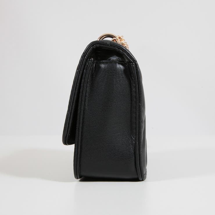 キルティングフラップチェーンショルダーバッグ [品番：BA000005275