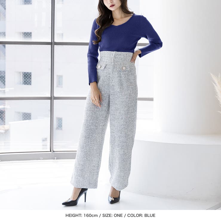 前後2WAYネックパーソナルカラーリブニットトップス [22613 レディース | JULIA BOUTIQUE | 詳細画像22 