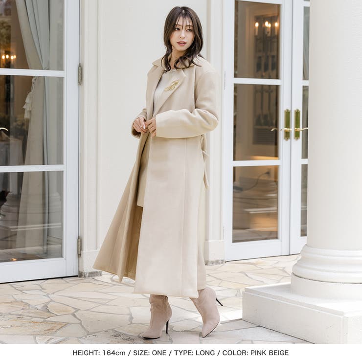 選べる2丈 フェイクファーティペット付きコート | JULIA BOUTIQUE | 詳細画像31 