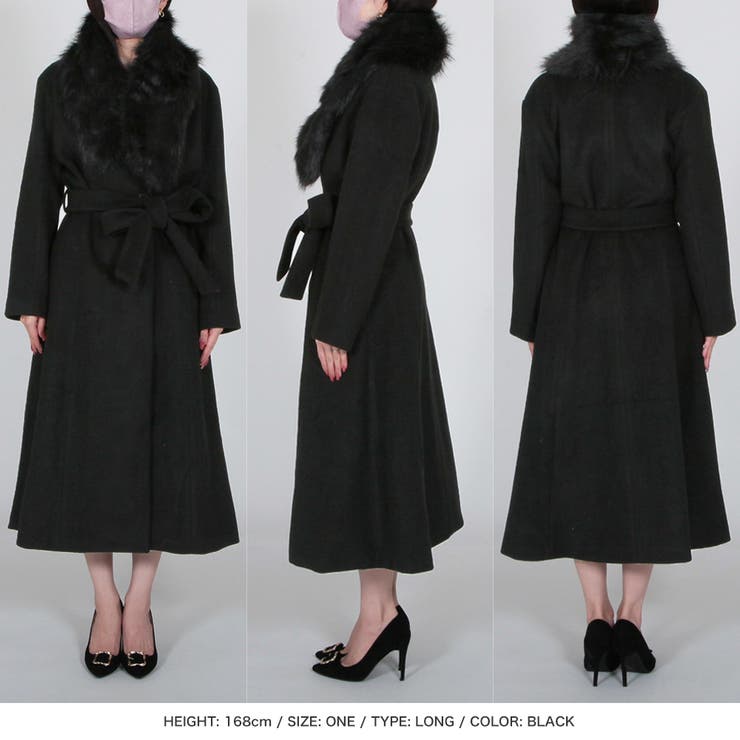 選べる2丈 フェイクファーティペット付きコート | JULIA BOUTIQUE | 詳細画像33 