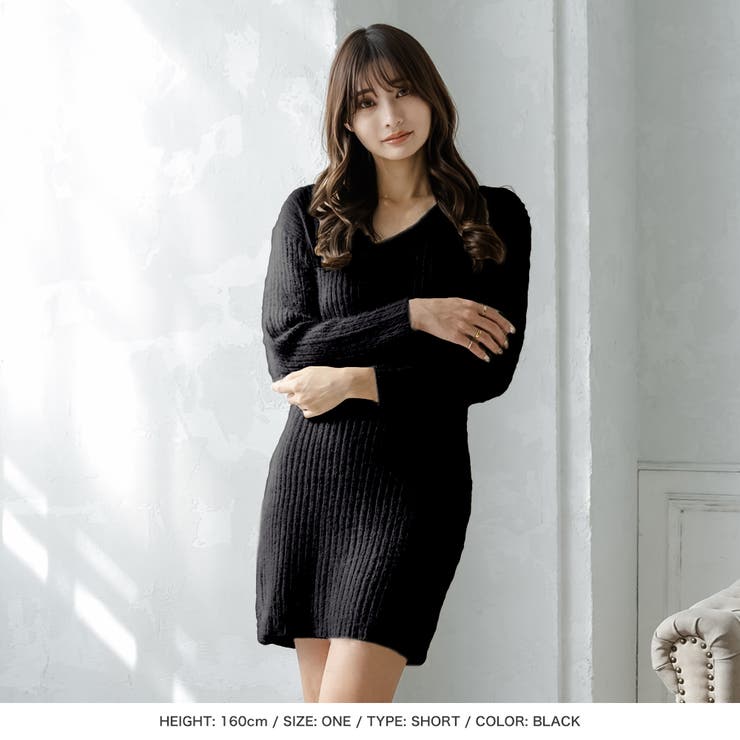 選べる2丈 シャギータッチタイトニットワンピース[品番：BA000005366]｜JULIA  BOUTIQUE（ジュリアブティック）のレディースファッション通販｜SHOPLIST（ショップリスト）