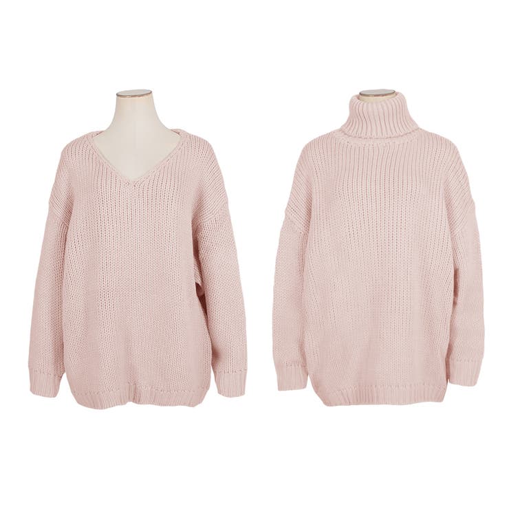 選べる2ネック 手編み風ざっくりニットトップス [22630 | JULIA BOUTIQUE | 詳細画像37 