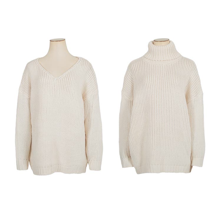 選べる2ネック 手編み風ざっくりニットトップス [22630 | JULIA BOUTIQUE | 詳細画像38 