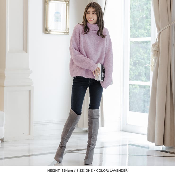 タートルネックブークレニットトップス [22644 セーター | JULIA BOUTIQUE | 詳細画像12 