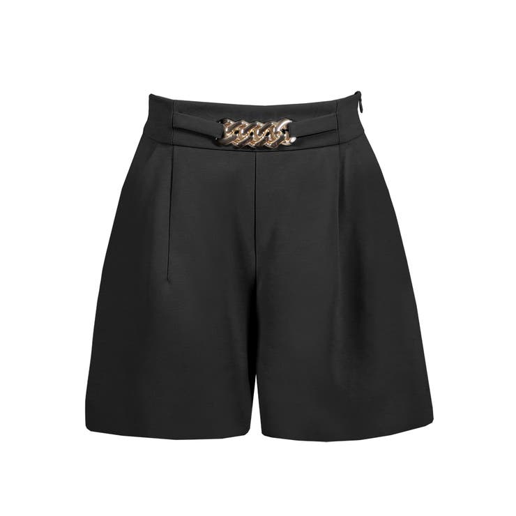 チェーン付きハイウエストショートパンツ [品番：BA000005441]｜JULIA