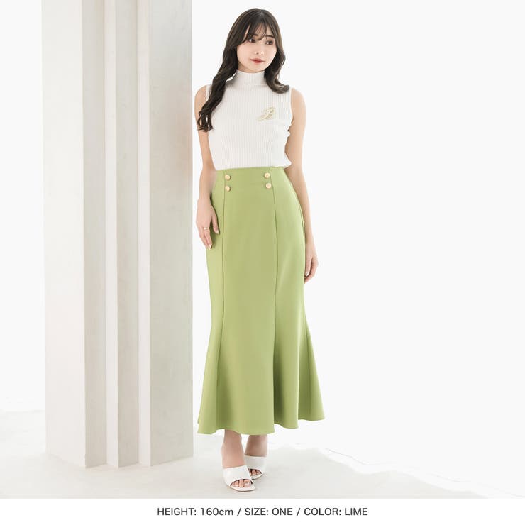 ダブルボタンマーメイドロングスカート  | JULIA BOUTIQUE | 詳細画像16 