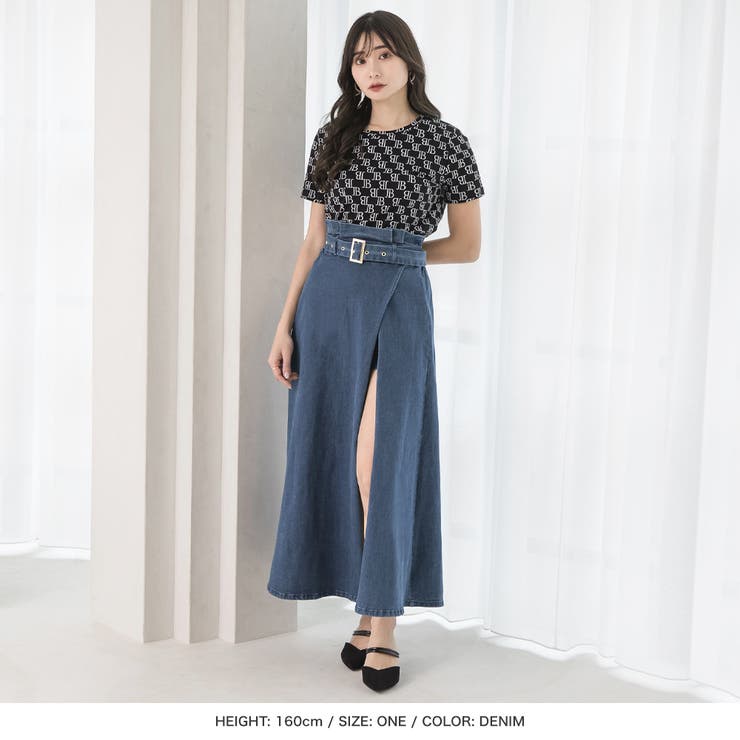 インナーパンツ付きスリットロングスカート  | JULIA BOUTIQUE | 詳細画像14 