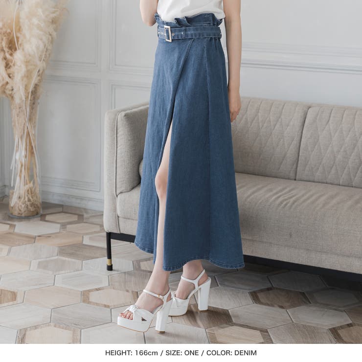 インナーパンツ付きスリットロングスカート  | JULIA BOUTIQUE | 詳細画像19 