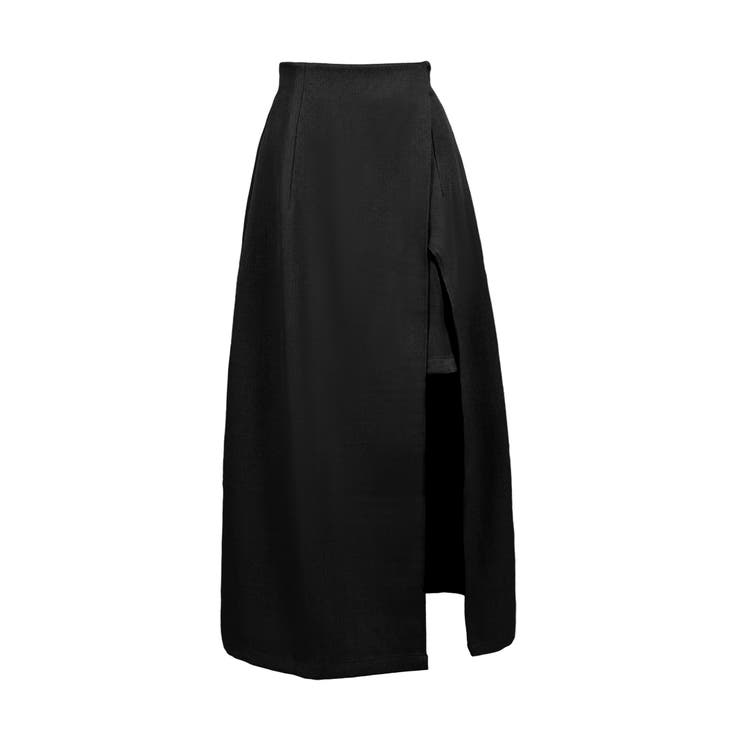 スリット入りサマーツイードロングタイトスカート [品番：BA000005492