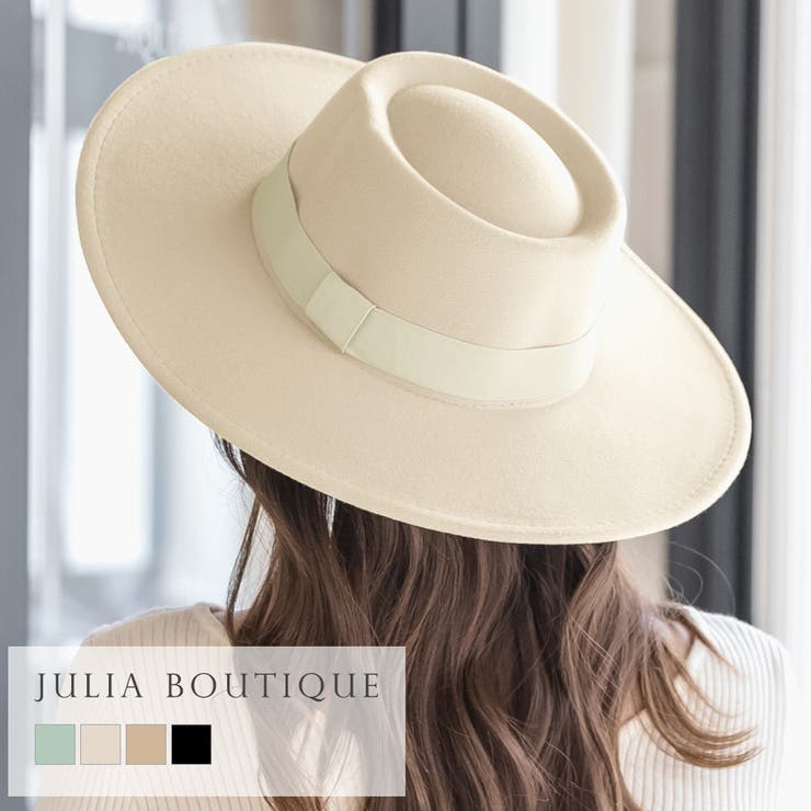 ベーシックつば広フェルトハット [品番：BA000005444]｜JULIA BOUTIQUE