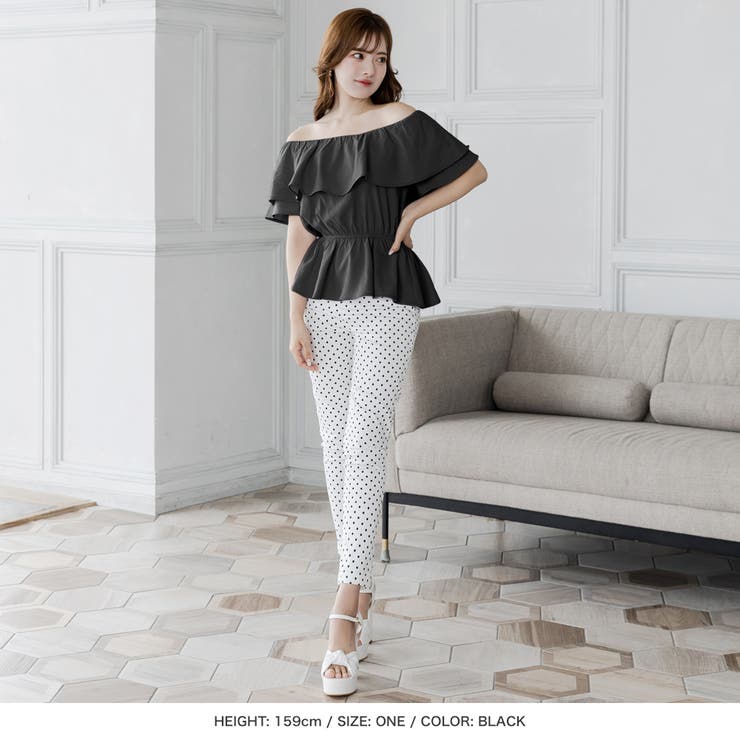 フリル2wayペプラムトップス [23146 カットソー半袖 | JULIA BOUTIQUE | 詳細画像5 