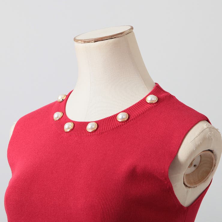 パールネックノースリーブニットトップス [23149 レディース リブ 無地] | JULIA BOUTIQUE | 詳細画像27 