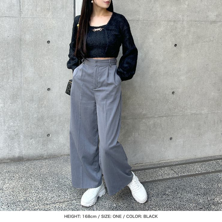 チェーン付きシャギーニットカーディガン+キャミソールセット/23507 | JULIA BOUTIQUE | 詳細画像11 