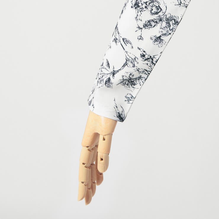 トワルドジュイ柄チェーン付マーメイドワンピース  | JULIA BOUTIQUE | 詳細画像17 