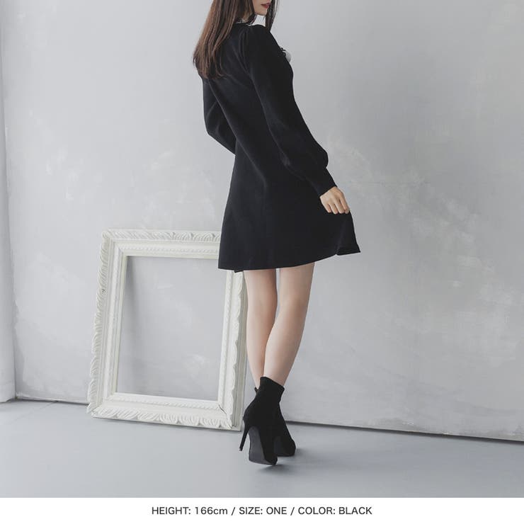 ロゴリボンミニニットワンピース/23525 | JULIA BOUTIQUE | 詳細画像6 