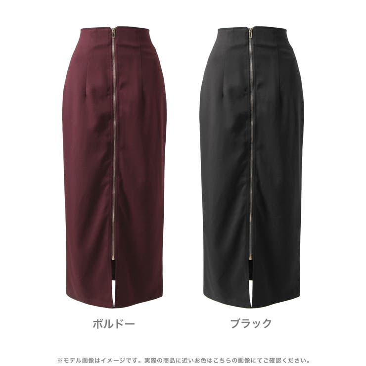 膝下 ボルドー スカート 脱がせる