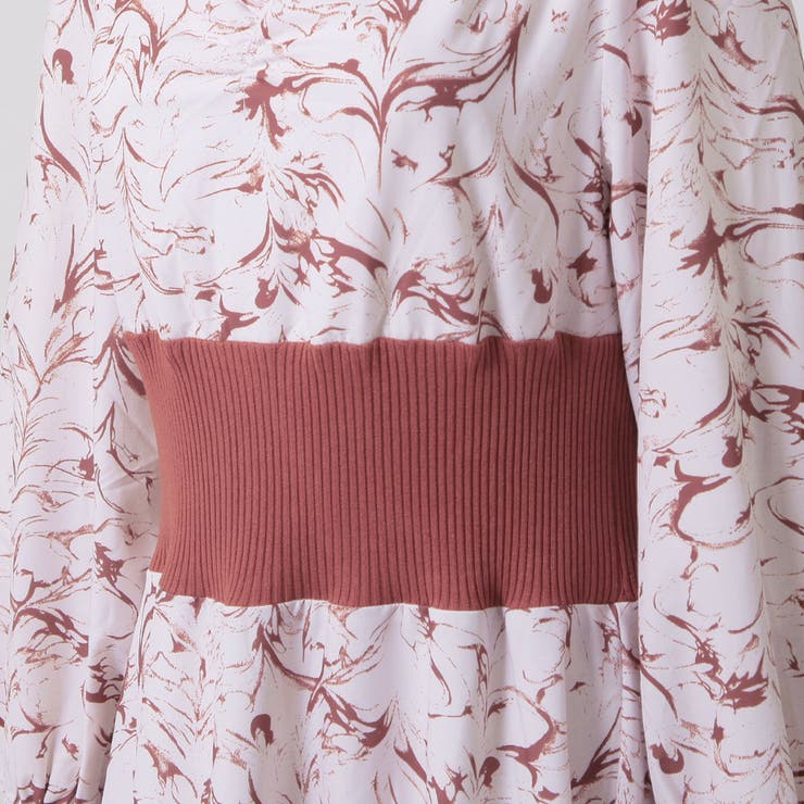 ラインフラワー柄ウエストリブフレアワンピース/23564 | JULIA BOUTIQUE | 詳細画像21 