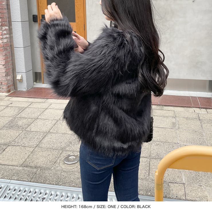 ボリュームフェイクファージャケット/23580[品番：BA000005619]｜JULIA