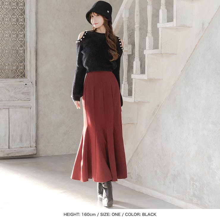 肩パール付きシャギータッチニットトップス  | JULIA BOUTIQUE | 詳細画像5 