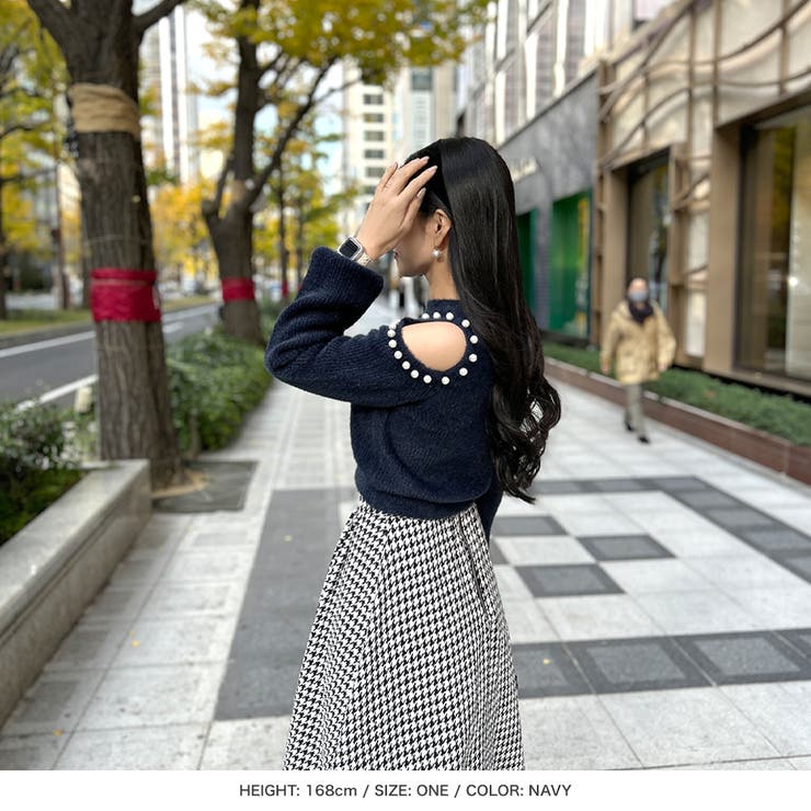 肩パール付きシャギータッチニットトップス  | JULIA BOUTIQUE | 詳細画像17 