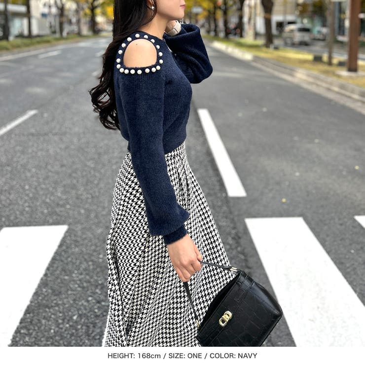 肩パール付きシャギータッチニットトップス  | JULIA BOUTIQUE | 詳細画像19 