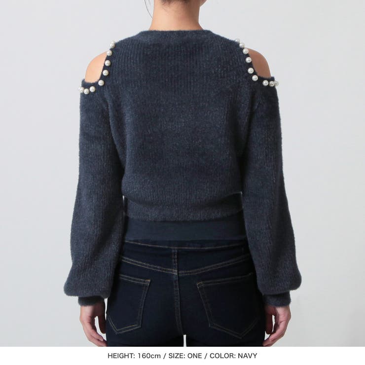 肩パール付きシャギータッチニットトップス  | JULIA BOUTIQUE | 詳細画像23 
