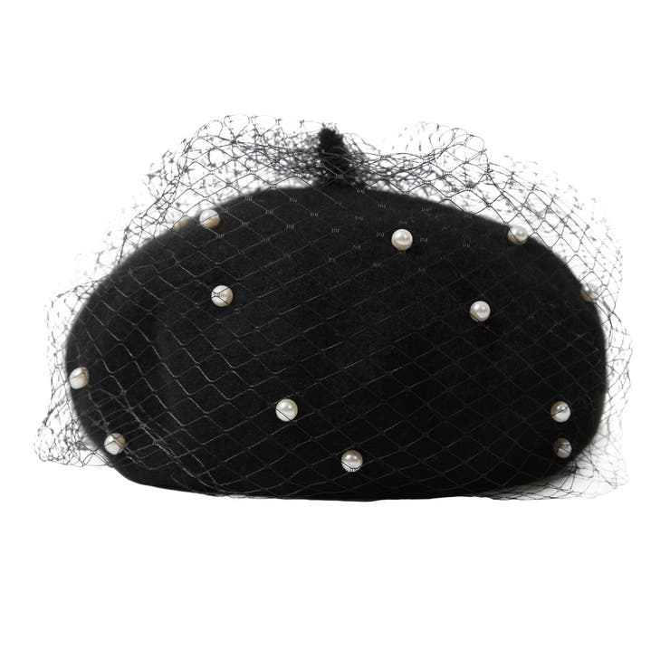 定価19000円レア　G.V.G.V ベレー帽 チュール 帽子 黒