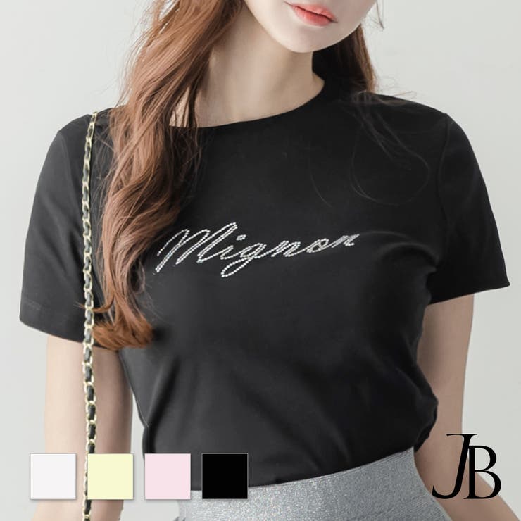 MignonビジューロゴTシャツ  | JULIA BOUTIQUE | 詳細画像1 