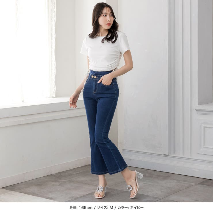 フレアデニムパンツ [品番：BA000005829]｜JULIA BOUTIQUE