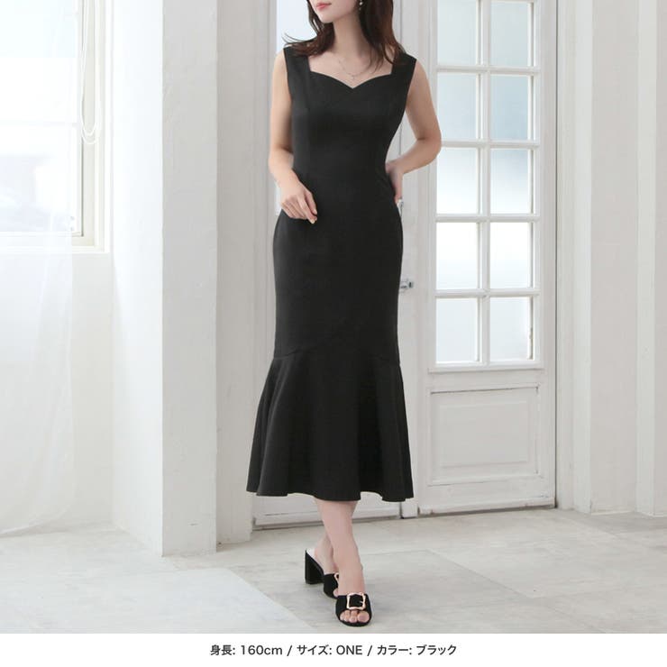 ハートネックマーメイドワンピース [24061 ノースリーブ | JULIA BOUTIQUE | 詳細画像4 