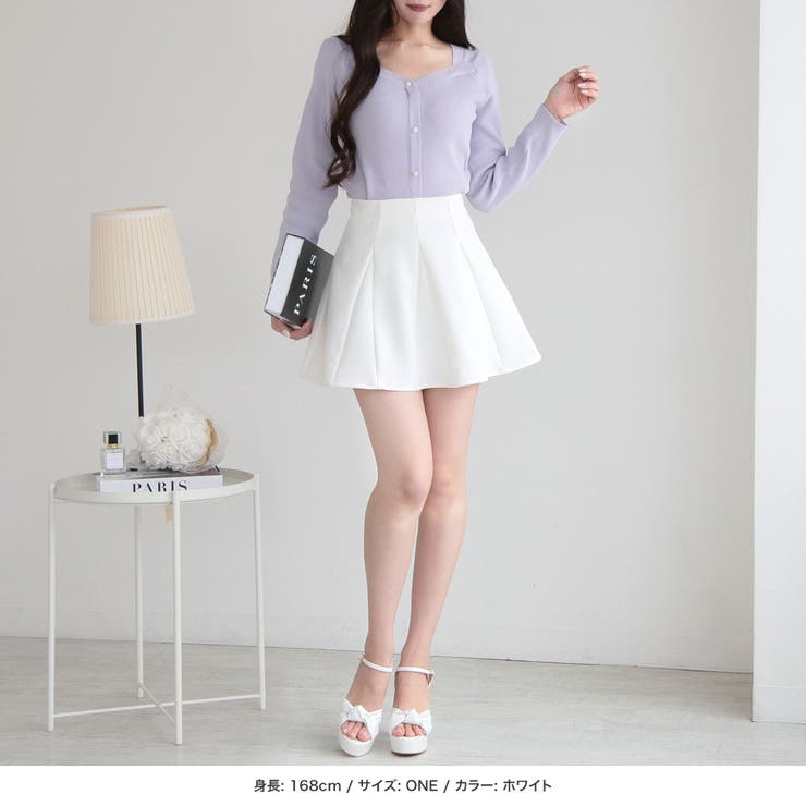 インパン付きフレアミニ丈スカート [品番：BA000005692]｜JULIA