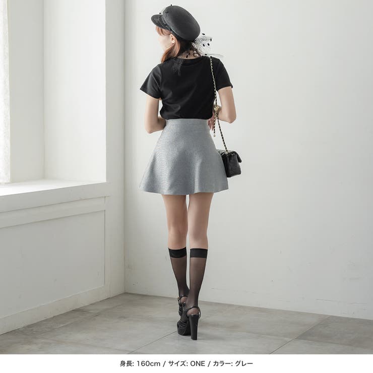 口コミ・レビュー評価が高いおすすめ人気商品の通販 ꒰ঌ໒꒱フェアリーグランジ itimi 手編み風ニットミニスカート スカート