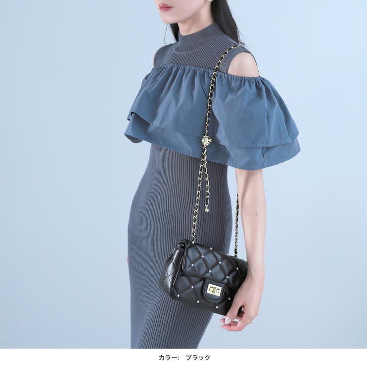 パールキルティングミニバッグ [品番：BA000005753]｜JULIA BOUTIQUE