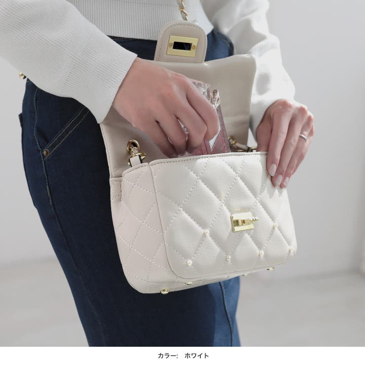 パールキルティングミニバッグ [24102 キルティング | JULIA BOUTIQUE | 詳細画像13 