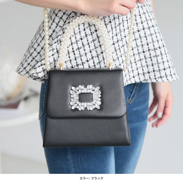 2wayビジュー付きバッグ  | JULIA BOUTIQUE | 詳細画像5 