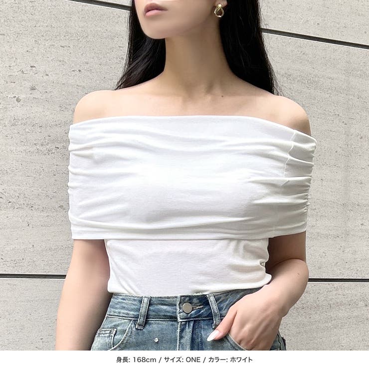ギャザーオフショルトップス  | JULIA BOUTIQUE | 詳細画像4 