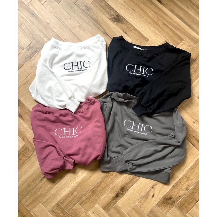 ヘルシーな肌見せができる。CHICオフショルダースウェットトップス | JULIA BOUTIQUE | 詳細画像37 