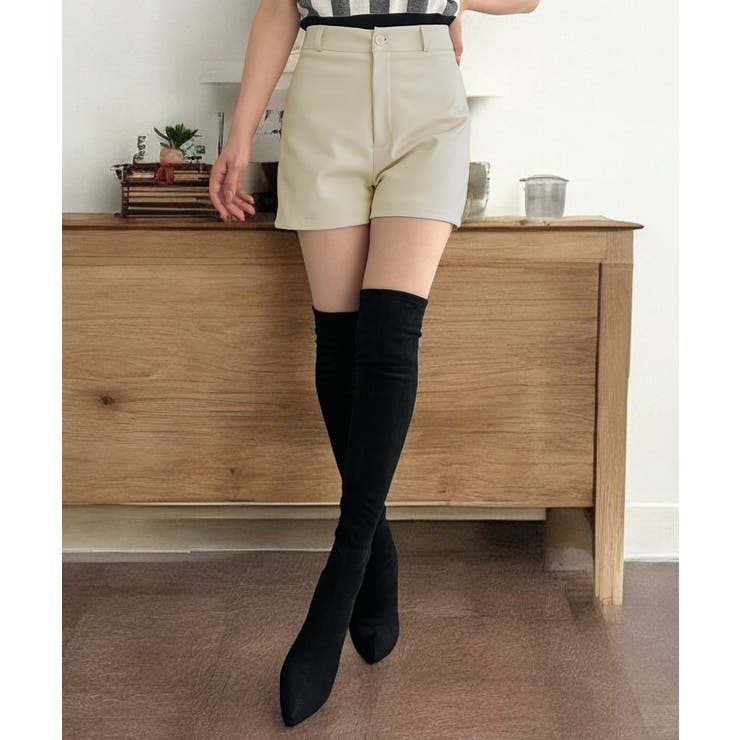 ベルトデザインフェイクレザーショートパンツ  | JULIA BOUTIQUE | 詳細画像27 