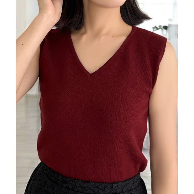 【ボルドー】 | ネックが選べるパーソナルカラーニットトップス  | JULIA BOUTIQUE