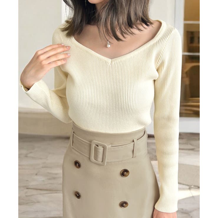 ネックが選べる毎日リブニットトップス  | JULIA BOUTIQUE | 詳細画像26