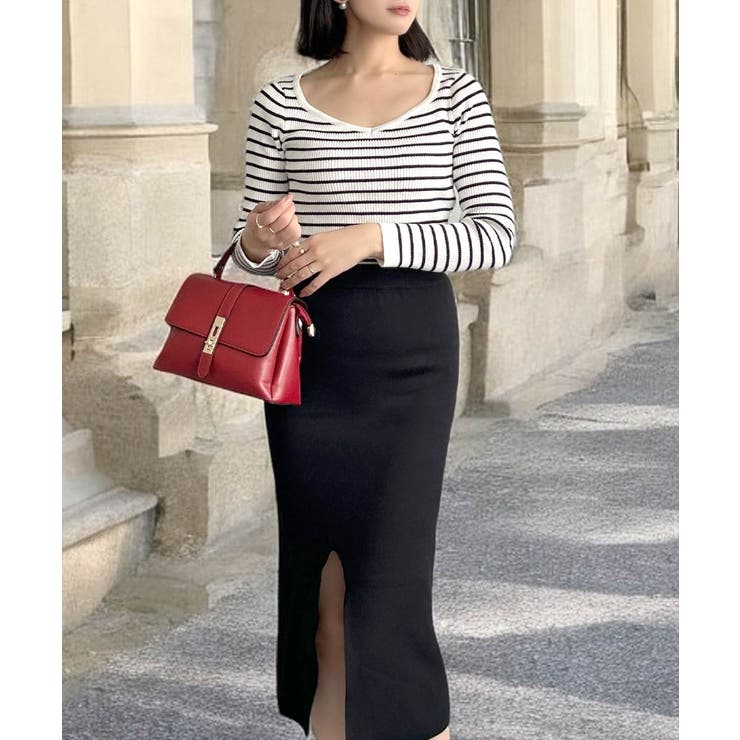 ネックが選べる毎日リブニットトップス  | JULIA BOUTIQUE | 詳細画像36