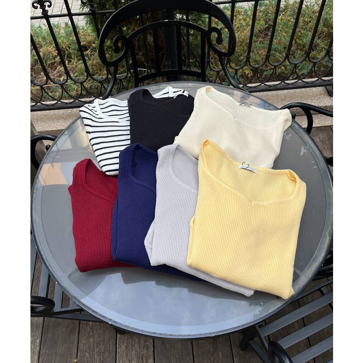 ネックが選べる毎日リブニットトップス  | JULIA BOUTIQUE | 詳細画像42