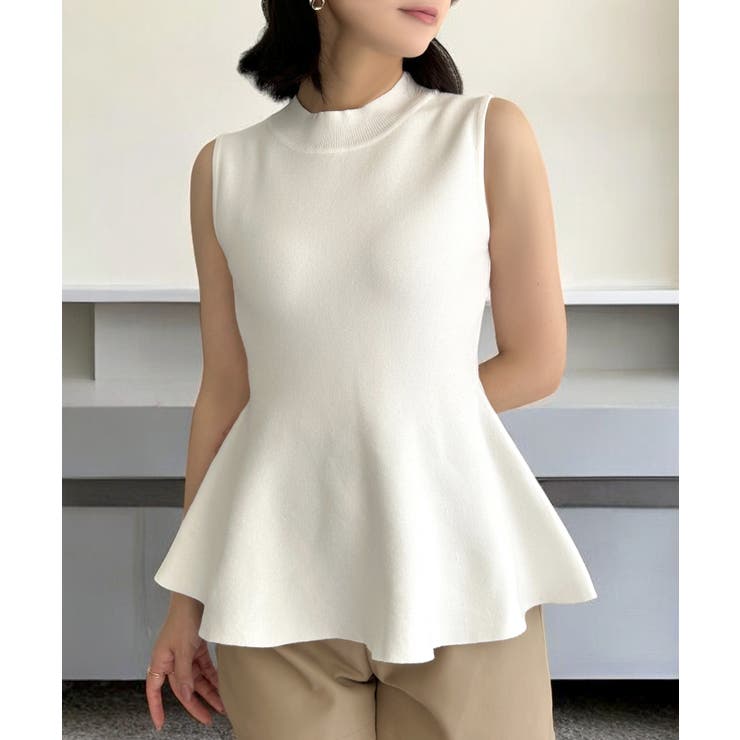 袖丈が選べるくびれニットトップス  | JULIA BOUTIQUE | 詳細画像1 