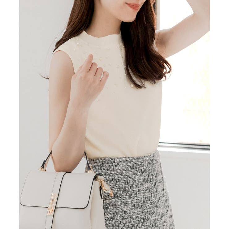 パールデコニットトップス [24521 ノースリーブ | JULIA BOUTIQUE | 詳細画像33 