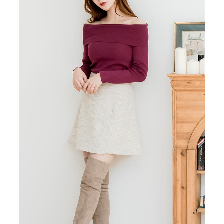 オフショルダーニットトップス [24524 長袖 | JULIA BOUTIQUE | 詳細画像27 