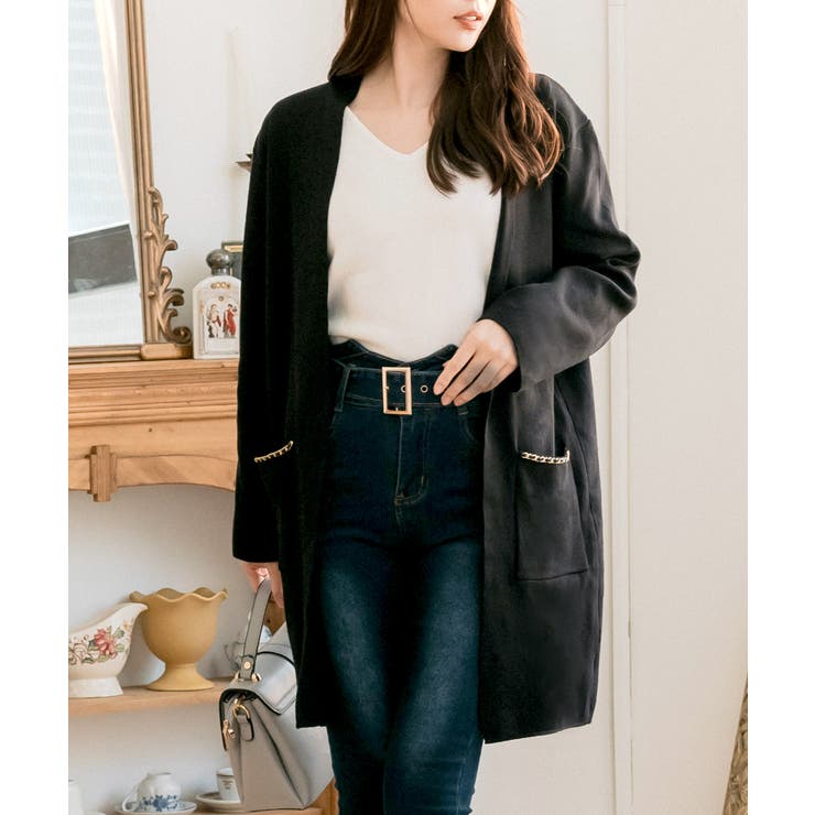 チェーンポイントニットカーディガン [24527 長袖 | JULIA BOUTIQUE | 詳細画像5 