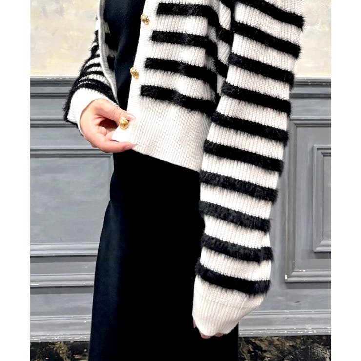 シャギーボーダーニットカーディガン [24540 長袖 | JULIA BOUTIQUE | 詳細画像25 