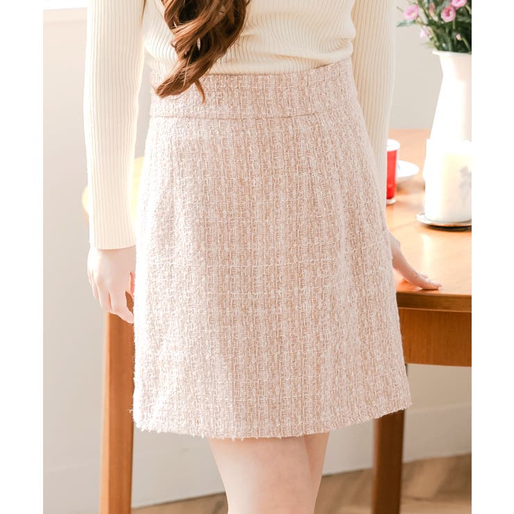ハイウエストツイードミニスカート [24542 ミニ丈 | JULIA BOUTIQUE | 詳細画像20 