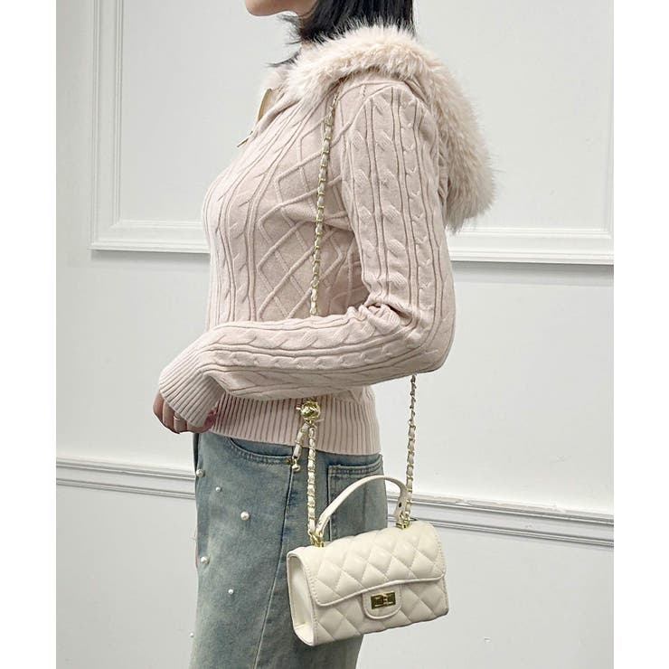 ファー付きパーカーニットトップス  | JULIA BOUTIQUE | 詳細画像31 