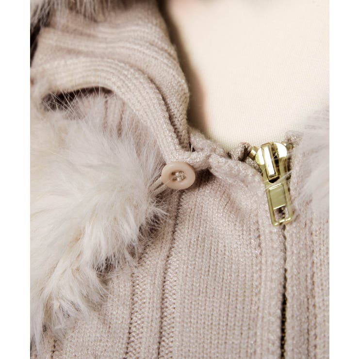 ファー付きパーカーニットトップス  | JULIA BOUTIQUE | 詳細画像44 
